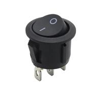 1~300 pièces KCD1 LED interrupteur à bascule rond 2/3Pin ON-OFF-ON 2/3 Position 6A/250VAC 10A/125VAC 23mm interrupteurs bouton-poussoir