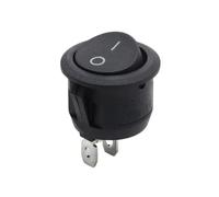 1~300 pièces KCD1 LED interrupteur à bascule rond 2/3Pin ON-OFF-ON 2/3 Position 6A/250VAC 10A/125VAC 23mm interrupteurs bouton-poussoir