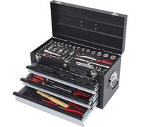 1/4" + 1/2" Juego de herramientas universales CHROMEplus, 99 pzs. pulgadas