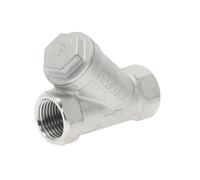 1/4 "3/8" 1/2 "3/4" 1 "1-1/2" 2 "BSP filetage femelle 304 en acier inoxydable en ligne Type Y filtre crépine vanne eau gaz 80 maille
