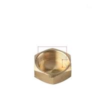 1/4" 3/8" 1/2" 5/8" 3/4" 7/8" Bouchon en cuivre fileté NPT pour capuchon de soupape d'arrêt externe de climatiseur plug-1l2