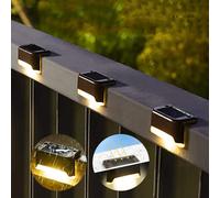 1/4/8/12/pcs LED solaire lumières extérieure jardin lumière pont lampe solaire escaliers lumière étanche solaire étape lampe Patio jardin décor