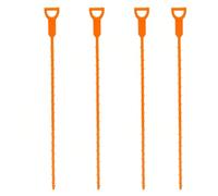 1/4 Paquet Outil de nettoyage de drain de 20 pouces, outil de débouchage de tuyaux pour blocage de cheveux, déboucheur d'évier de salle de bain, convient pour la cuisine, l'évier, la salle de bain, le