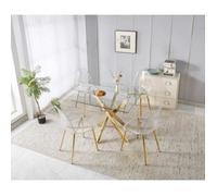 1+4 pour ensemble repas 5 pièces 1 table + 4 chaises OR