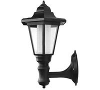 1-4x le support mural solaire extérieur alimenté LED allume la lanterne de lampe étanche de jardin