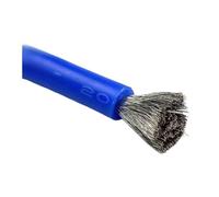 1/5/10/20m Câble en silicone brin flexible rouge et bleu 8AWG 10AWG 12AWG 14AWG 16AWG 18AWG 20AWG(Blue; 5m; 10 AWG-5.5 mm)