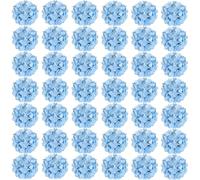 1/5/10/25/45 pièces Fleurs d'hortensia artificielles, hortensia artificiel blanc avec tige et tête de fleur, convient pour la maison, le mariage, la décoration de fête, la décoration de couronne, la d