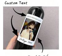 1/5/10pcs Étiquettes de bouteille de vin personnalisées, Étiquettes de vin pour le 30e anniversaire, Cadeau d'anniversaire personnalisé pour le 30e anniversaire, Autocollants d'anniversaire vintage 19