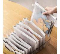 1/5/12 pièces Pochettes à fermeture éclair en maille A4/A5/A6, fournitures scolaires et de bureau, trousse à crayons, pochettes à fermeture éclair transparentes, 1 set de pochettes de classement S/M/L