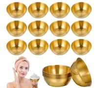 1/5 pièces bol de mélange de masque facial DIY en acier inoxydable de 3,23 pouces, bol de masque facial esthéticien, petits bols de mélange, fournitures d'esthéticien pour les femmes, soins de la peau