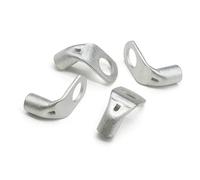 1/5 pièces borne de Fil Type L Angle Droit 90 degrés Nez de coude T35/50/70/95-6/8/10/12 connecteur à sertir en cuivre étamé cosses de câble(5pcs,T95-12)