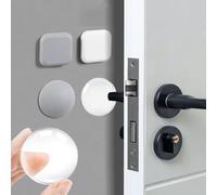 1/5 pièces Butoir de Porte poignée pare-chocs Silicone auto-adhésif muet Anti-choc Protection Porte Pad décoration de la maison Protection murale Square-grey-1pc