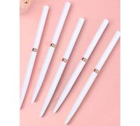 1/5 pièces Ensemble de pinceaux de peinture de détail pour nail art professionnel, 5 pièces petits pinceaux de technique de design d'ongles à ligne fine, pinceaux de peinture de nail art à manche fin 