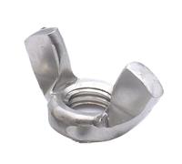 1-5 Pièces M3 M4 M5 M6 M8 M10 M12 304 Écrous À Oreilles En Acier Inoxydable Papillon Écrou Serré La Main for Meubles(M3 (1Pc))