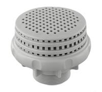 1.5" Pool Filter Outlet Replacement Part 10746 | Fits OEM 10746, 10744, 10256, 10255, robust plastic and rubber build, blocks large debris, easy wall mount