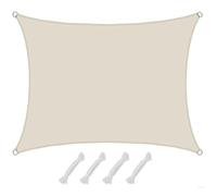 1,5 x 2m Voile d'Ombrage Etanche - Toile Ombrage Rectangulaire - Voile Rectangle