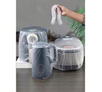 1/50/100 pièces Housse de protection en plastique transparent universelle, convient pour micro-ondes, ventilateur électrique, cuiseur à riz, plaque de cuisson, micro-ondes, décoration de cuisine, four