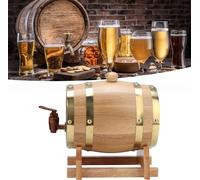 1.5L Vintage Oak Wood Wine Barrel Keg Bucket Home Wine Storage Accessories