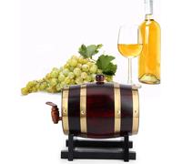 1.5L Vintage Oak Wooden Wine Barrel Keg Bucket Accessoires de brassage pour la maison