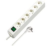 1,5m blanc Brennenstuhl Eco-Power Line bande 6 fois avec interrupteur, 1159520015