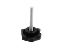 1-5pc M4-5 M6 M8 M10 M12 Prune Bakélite Serrer À La Main Vis Poignée Boulon Filetage En Forme D'étoile Écrous De Serrage Bouton Carbone 25 28 50