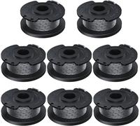 Ø1,6 mm-5m de Longueur Fil Coupe Bordure Compatible avec Bosch Convient pour Coupe-Bordures Sans fil EasyGrassCut,Contient 8 Pièces