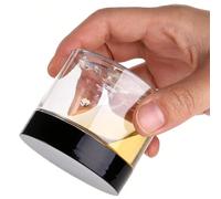 1-6 pièces Bocal de rangement en PET transparent avec couvercles, 50-500 ml, contenants en plastique vides pour maquillage et bocaux organisateurs 2pcs 500ml(7.1*15.3cm),2 bouteilles de 100 ml,2 boute