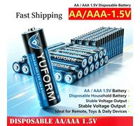 1-60 pièces de piles alcalines sèches AA AAA LR6 LR03 AM3 AM4 1,5V résistantes aux fuites pour télécommande, souris, clavier, jouet, appareil photo, flash, jeu