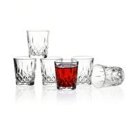 1,75 oz/50 ml Verre à liqueur, Petit verre à vodka, Lavable au lave-vaisselle, Verre de haute qualité, Résistant aux chocs, Verrerie de style chinois cristal clair, Mini verre à liqueur convenant pour