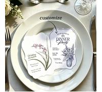 1/8/32/48 pièces Cartes de vœux personnalisées, Cartes d'invitation de mariage personnalisées, Cartes de remerciement de fête personnalisées, Convient pour Mariage / Anniversaire / Anniversaire / Fête