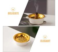 1-80 pièces Accessoires de brûle-encens en or de 6 cm/2,36 po, convenant à divers brûle-encens, idéal pour la décoration de la chambre et du salon, parfait pour le yoga, la méditation et l'aromathérap