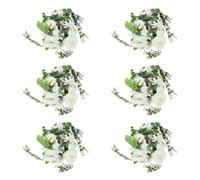 1.8m Fleurs artificielles décoratives 6 pièces Guirlande de fleurs artificielles Guirlande de fleurs pour porte, mariage, fête, mur, décoration de salon