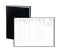 1 Agenda Semainier Scolaire Sept 27 2026/2027 - Août 2026 à Juillet 2027 - Format : 21x27cm - Coloris : Noir - 1 semaine sur 2 pages - Exdi
