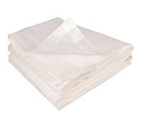 1 Bâche pour serre tunnel 24 m² Blanc 140 g/m² fenêtres moustiquaire porte zippée traitement anti-UV jardin .