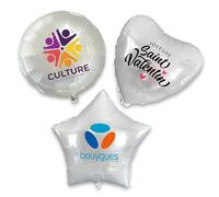 1 Ballon Coeur Publicitaire Personnalisés pour Entreprises, Associations et Collectivités - Ballon Événementiel Grand Format - Promotion & Communication de Marque