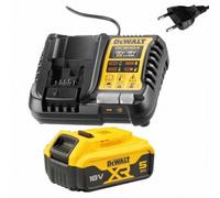 1 BATTERIE 18v DEWALT DCB184 5Ah LI-ION + CHARGEUR DCB1104
