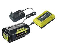 1 batterie lithium+ 36V - RYOBI RY36BC60A-140 - 4,0 Ah et 1 chargeur rapide 6,0 A