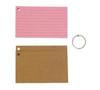 1 bloc-notes ligné multicolore, 10 notes autocollantes de couleur, cartes adhésives de qualité pour journaux, calendriers, organisation, bureaux, notes autocollantes avec lignes