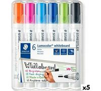 1 boîte de 6 marqueurs Lumocolor 351 WP6-1 pour tableau blanc