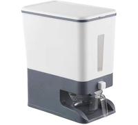 1 Boîte de Stockage de Riz 10KG Scellée, Conteneur à Grains PP+PET Étanche, Distributeur de Céréales pour Cuisine CUISINETTE