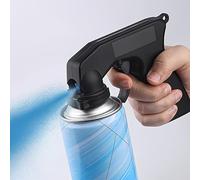 1 bombe de peinture à main en plastique durable ergonomique facile à utiliser pour travaux manuels, modélisme, peinture et décoration d'intérieur, noir