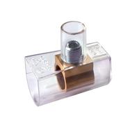 1 Borne unipolaire, section 35 mm², 35 mmq, borne pour câblage forbox, campanules, en polycarbonate et laiton, pour boîtes de dérivation, portée 450 V 125 A