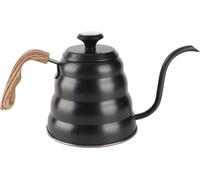 1.bouilloire à thé et à café 2L en acier inoxydable avec thermomètre, bec verseur à col de cygne, cafetière à bec verseur