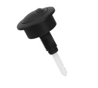 1 bouton poussoir de chasse d'eau double pour chasse d'eau de toilettes (noir)