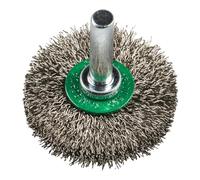 1 brosse circulaire Klingsport 358357 - Diamètre : 30 x largeur : 9 x tige : 6 mm - Pour acier inoxydable