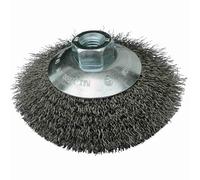 1 brosse conique Klingspor BK 600 W - Filetage 115 mm - Acier M 14 0,3
