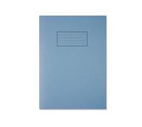 1 cahier d'école ligné et margé A4 couverture bleue