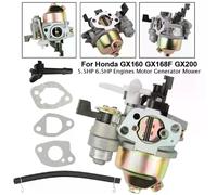 1 carburateur en métal pour Honda GX160 GX168F GX200 5,5 CV 6,5 CV + joint de tuyau de carburant pour carburateur de moteur pour motoblock~0437