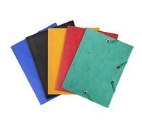 1 Chemise Pocket 12x16cm Carte lustrée gaufrée - 3 rabats - Couleur Aléatoire G