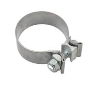 1 collier de serrage renforcé en acier inoxydable de 30 mm, 35 mm à 200 mm, collier de serrage fixe épais for raccords de tuyaux en acier inoxydable, collier de serrage for tuyau d'échappement(60mm)